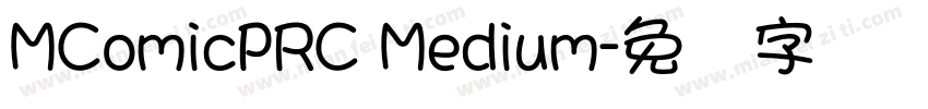MComicPRC Medium字体转换